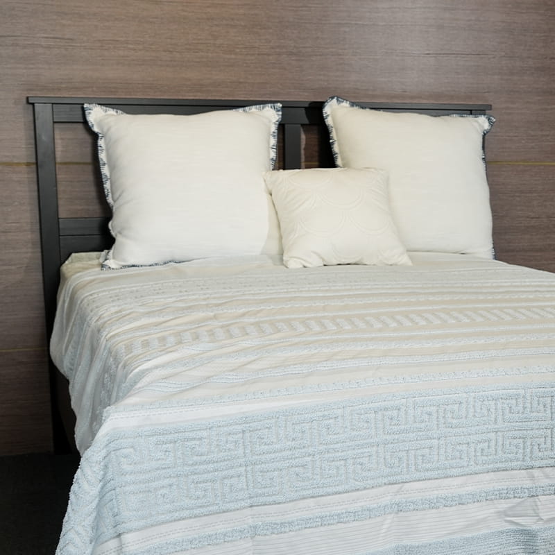 তুলো সুতা রঙ্গিন Jacquard Duvet সেট