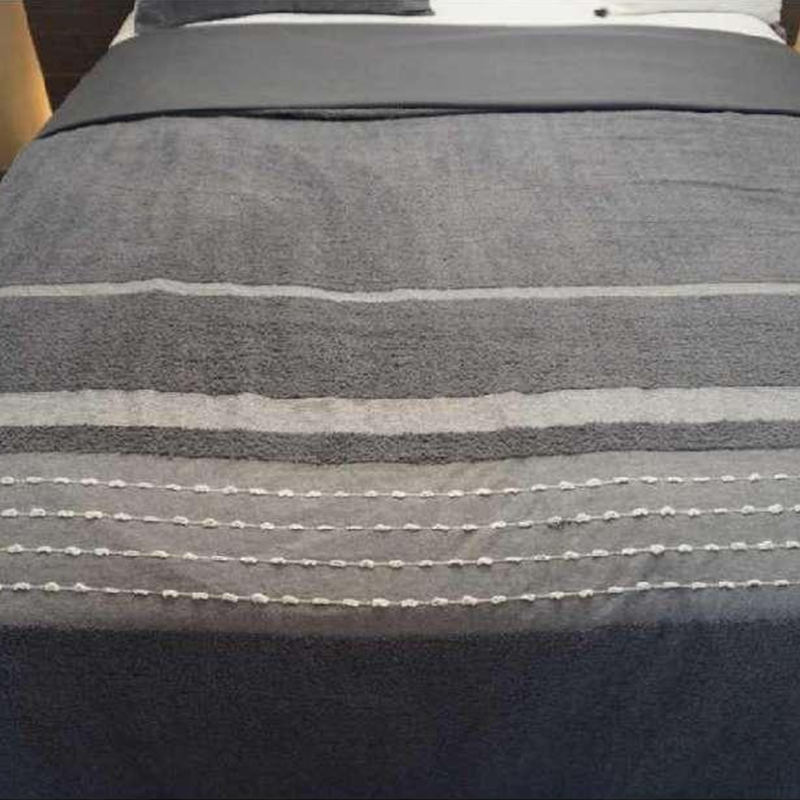 তুলো সুতা রঙ্গিন Jacquard Duvet সেট